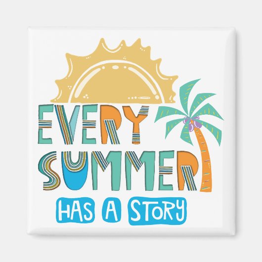Elke zomer heeft een verhaal magneet (Voorkant)
