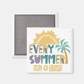 Elke zomer heeft een verhaal magneet (Voorkant / Achterkant)
