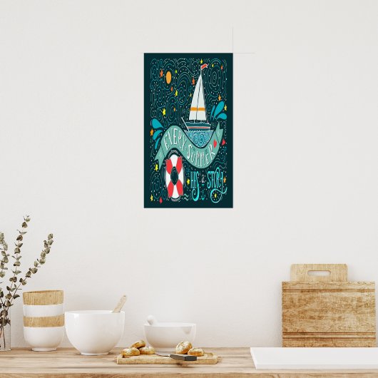 Elke zomer heeft een verhaal Poster (Keuken)