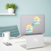 Elke Zomer Heeft Een Verhaal Sticker (Laptop op bureau)