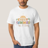 Elke zomer heeft een verhaal t-shirt (Voorkant)