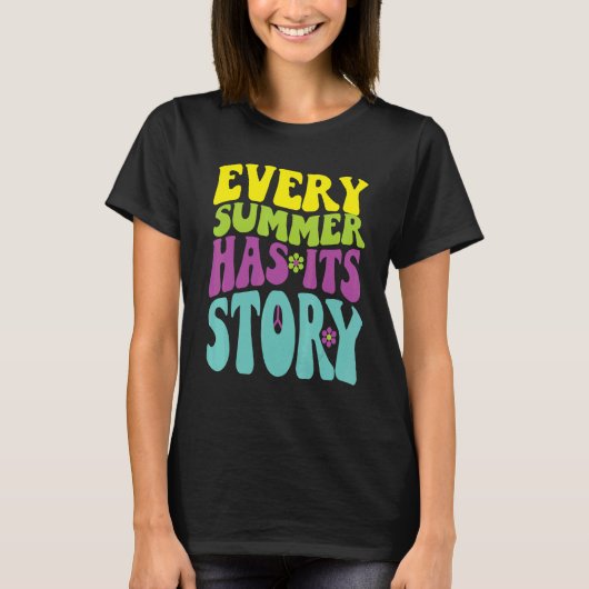 Elke zomer heeft het verhaal t-shirt (Voorkant)