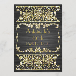 Elke zondag Art Deco Grieks Arabesque Kaart