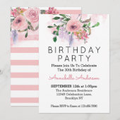 Elke zondag Blush roze roze Waterverf Kaart (Voorkant / Achterkant)