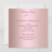 Elke zondag koraal roze 2 bowpap kaart (Achterkant)