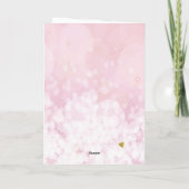 Elke zondag redenen waarom ik van je hou, roze kaart (Achterkant)