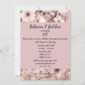 Elke zondag roze Rose Gold Diamond Bow Kaart (Achterkant)