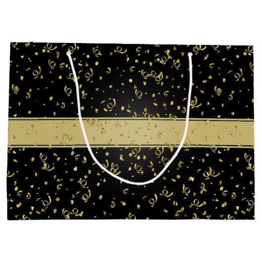 Elke zondag - thema van de Black/Gold Party Groot Cadeauzakje (Achterkant)