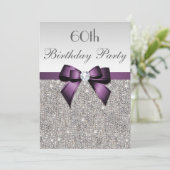 Elke zondag van de Age Vogelpartij Zilveren Violet Kaart (Staand voorkant)