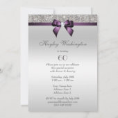 Elke zondag van de Age Vogelpartij Zilveren Violet Kaart (Achterkant)