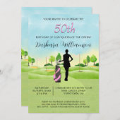 Elke zondag van de partij Golf Kaart (Voorkant / Achterkant)