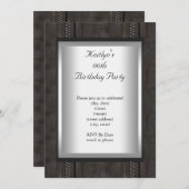 Elke zondag van de Zwarte Suede Dierenhuid Kaart (Voorkant / Achterkant)