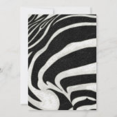 Elke zondag van de zwarte witte Zebra Kaart (Achterkant)