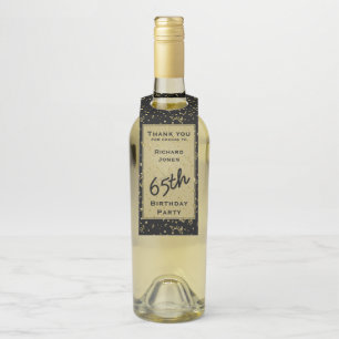 Elke zondag - zwart/goud over de heuvel flessenhanger