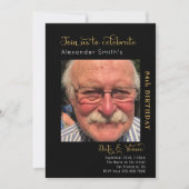 Elke zondag zwarte uitnodiging (Voorkant)