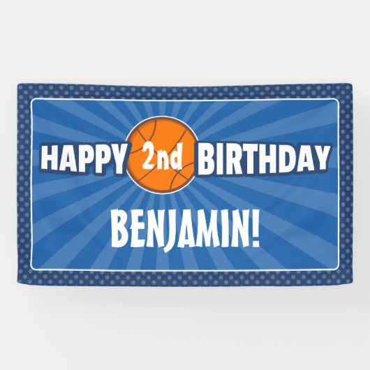 Elke zondebok blauw zanenbrood spandoek (Horizontaal)