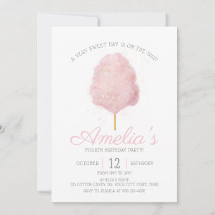 Elke zonneschijnroze glazen katoenen Snoep Kaart