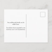 Elke zonnige marinesolf blauw Waterverf Birthday Uitnodiging Briefkaart (Achterkant)