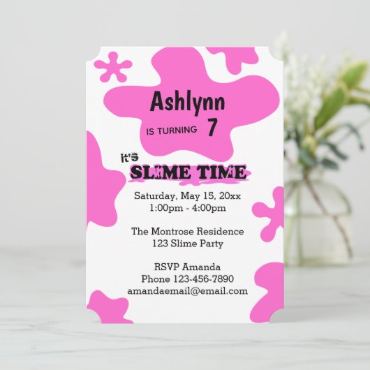 Elke zonnige roze dag kaart (Staand voorkant)