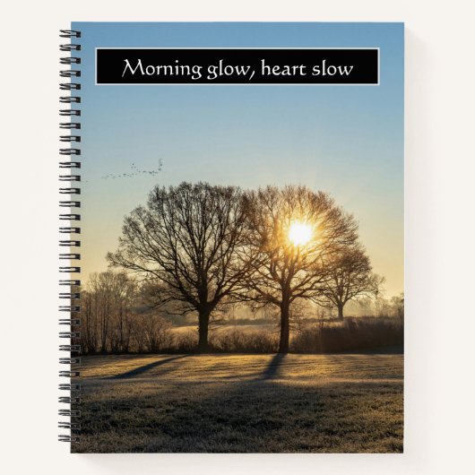 Elke Zonsondergang Verse Start Kust Notitieboek (Voorkant)