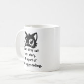 Elke zwerfkat heeft een verhaal koffiemok (Voorkant links)