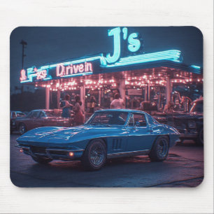 Elkhart Blue Mid Sixties Stingray Coupe  Muismat