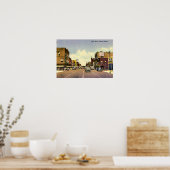 Elkhart, Indiana Main Street Poster (Keuken)