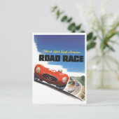 Elkhart Lake Road race 1955 Briefkaart (Staand voorkant)