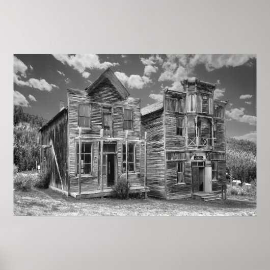 Elkhorn Ghost Town Public Halls - Montana Poster (Voorkant)