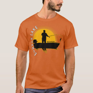 Elkhorn Lake Vist Michigan Sunrise T-shirt