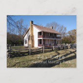 Elkhorn Tavern, nationaal militair park Pea Ridge Briefkaart (Voorkant)