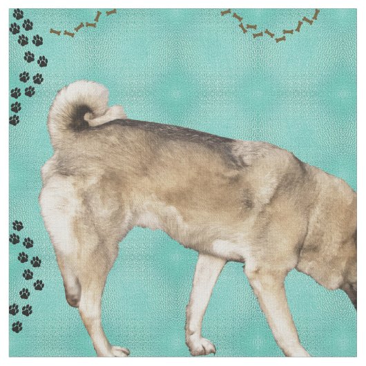 Elkhound Stof (Close Up)