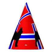 elkie silo op de noordse vlag feesthoedjes (Links)