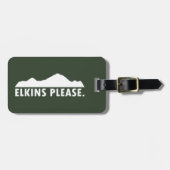 Elkins West Virginia alsjeblieft Bagagelabel (Voorkant horizontaal)