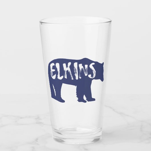 Elkins West Virginia Beer Glas (Voorkant)