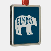 Elkins West Virginia Beer Metalen Ornament (Rechts)