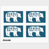 Elkins West Virginia Beer Rechthoekige Sticker (Vel)