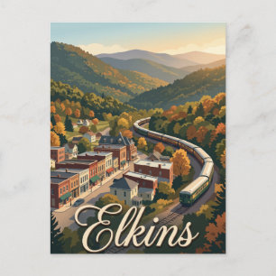 Elkins, West Virginia Briefkaart