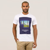 Elko County Nevada kaart T-shirt (Voorkant volledig)
