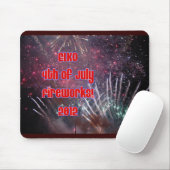 Elko Fireworks 2012 Mousepad Muismat (Met muis)