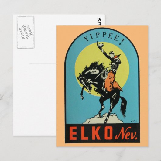 Elko, Nevada Briefkaart (Voorkant / Achterkant)