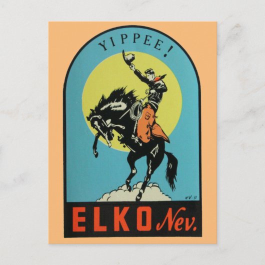 Elko, Nevada Briefkaart (Voorkant)