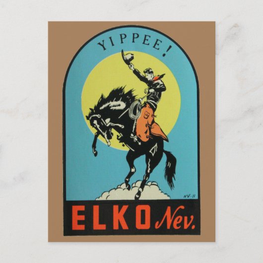 Elko, Nevada Briefkaart (Voorkant)