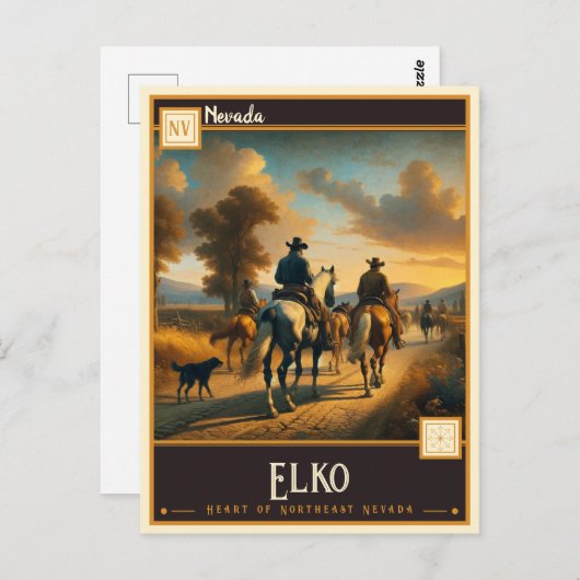 Elko, Nevada |  Briefkaart (Voorkant / Achterkant)