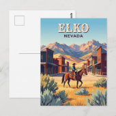 Elko, Nevada Briefkaart (Voorkant / Achterkant)