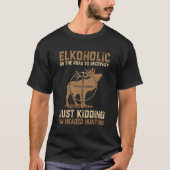 Elkoholic op weg naar herstel Grappige jacht GI T-shirt (Voorkant)