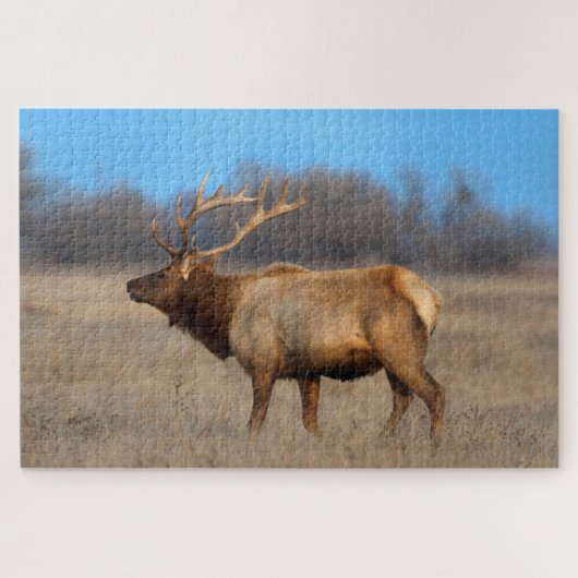 Elkprofiel in de herfst legpuzzel (Horizontaal)