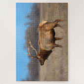 Elkprofiel in de herfst legpuzzel (Verticaal)