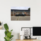 Elkroad Garage Toyota Supra Mk3 Turbo Poster (Thuiskantoor)