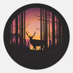 Elks Journey Ronde Sticker